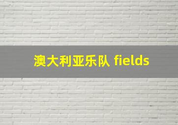 澳大利亚乐队 fields